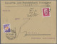Delcampe - Liechtenstein: 1912/1960, Posten Mit über 50 Briefen, Karten Und Ganzsachen Mit - Collections