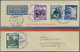 Delcampe - Liechtenstein: 1930/1962, Sauberes Lot Mit 20 Erst- Oder Sonderflugpostbelegen A - Collections