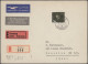 Delcampe - Liechtenstein: 1945/1990, Umfangreiche Sammlung Bis Ca. 1962 Mit Vielen Briefen - Collections