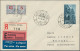 Delcampe - Liechtenstein - Portomarken: 1944/1948, Lot Mit 6 Unterfrankierten Eil- Bzw. R-E - Impuesto