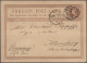 Malta: 1849/1909, Lot Of Five Entires, Incl. A 1849 Stampless Letter Originating - Malte