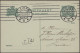 Netherlands - Postal Stationery: 1888/1916, Lot Of Ten Used Double Cards, Thereo - Postal Stationery