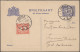 Netherlands - Postal Stationery: 1888/1916, Lot Of Ten Used Double Cards, Thereo - Postal Stationery