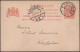 Delcampe - Netherlands - Postal Stationery: 1888/1916, Lot Of Ten Used Double Cards, Thereo - Postal Stationery