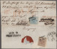 Delcampe - Österreich: 1850/1858 (ca), Zusammenstellung Von 9 Belegen Unfrankiert Bzw. Fran - Collections