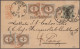 Österreich: 1894/1918, PRAGER POSTAMT 1 In ROT, Spezial-Sammlung Von Ca. 80 Bele - Sammlungen