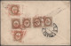 Delcampe - Österreich: 1894/1918, PRAGER POSTAMT 1 In ROT, Spezial-Sammlung Von Ca. 80 Bele - Colecciones