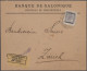 Delcampe - Österreichische Post In Der Levante: 1903/1919 Posten Von 25 Briefen, Ganzsachen - Levant Autrichien