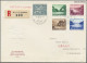Schweiz: 1887/1985, Partie Von Ca. 136 Briefen, Karten Und Ganzsachen, Dabei Att - Lotti/Collezioni