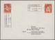Schweiz: 1909/1996, Gute Partie Von Ca. 400 Belegen Mit Attraktiven Frankaturen, - Verzamelingen