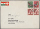 Delcampe - Schweiz: 1909/1996, Gute Partie Von Ca. 400 Belegen Mit Attraktiven Frankaturen, - Verzamelingen