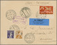 Schweiz: 1928/1940, Kleines Lot Von 12 Flugpostbriefen, Dabei Einschreiben, Verz - Verzamelingen