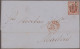 Delcampe - Spain: 1854-1868 Ca.: About 420 Folded Covers Used Inland, All Franked By Stamps - Sonstige & Ohne Zuordnung