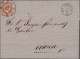 Spain: 1856-1860 Ca.: About 100 Folded Letters/covers From San Sebastian To Vari - Andere & Zonder Classificatie