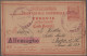Turkey: 1886/1919 Ca.: 25 Covers, Postcards And Postal Stationery Items, Sent Fr - Brieven En Documenten