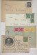 Europe: 1904/1955, More Than 260 Interesting Covers And Postal Stationeries, Mos - Andere-Europa