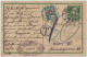 SUISSE / SWITZERLAND 1916 P. Due Mi.32 On 5h Austrian Domestic Postal Card From GRASLITZ To VIENNA, Re-directed To AARAU - Strafportzegels