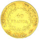 Consulat-Bonaparte Premier Consul-40 Francs An 12 (1803) Paris - 40 Francs (gold)
