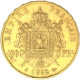 Second-Empire- 100 Francs Napoléon III Tête Laurée 1862 Paris - 100 Francs (gold)