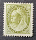 Canada Queen Victoria  20c Olive Green Scott #84 - Nuovi