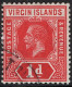 BRITISH VIRGIN ISLANDS 1917b KGVI 1d Scarlet SG70b Used - British Virgin Islands