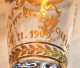 Delcampe - Très Grand Verre Haut De 33 Cm !  En Cristal De Saint Louis  - Verre D'honneur SAPEURS POMPIERS 1909 - Glass & Crystal