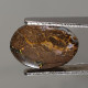 Opale Boulder Australienne: 3.94 Carats | Cabochon Ovale | Marron-Violet-Bleu-Vert - Ópalo