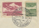 TSCHECHOSLOWAKEI 1936, Flugpostmarken 0,50 Und 3 Kcs Int. MiF M. K2 „TEPLICE-SANOT / TEPLITZ-SCHÖNAU“ A. Flugpostbrief - Luchtpost