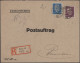 Nachlässe: 1875/1940, DEUTSCHES REICH, Nachlass-Bestand Mit Vielen Briefen, Kart - Vrac (min 1000 Timbres)