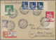 Nachlässe: 1945/1950, DEUTSCHLAND N.45, Sehr Interessanter Posten Mit Ca. 40 Bri - Lots & Kiloware (mixtures) - Min. 1000 Stamps