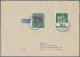 Delcampe - Nachlässe: 1945/1950, DEUTSCHLAND N.45, Sehr Interessanter Posten Mit Ca. 40 Bri - Kilowaar (min. 1000 Zegels)
