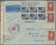 Nachlässe: 1891/2001, ASIEN/AUSTRALIEN, Lot Mit Ca. 30 Briefen, Karten Und Ganzs - Kilowaar (min. 1000 Zegels)