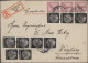 Delcampe - Deutschland: 1870/1945 (ca.), Brief-und Kartenposten Aus Altem Bestand In 6 Brie - Sammlungen