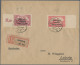 Deutschland - Nebengebiete: 1919/1944 (ca),reichhaltiger Bestand Von 160 Belegen - Sammlungen