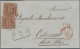 Bayern - Marken Und Briefe: 1850/1861, Quadratausgabe 6 Kr. Braun, Partie Von 19 - Autres & Non Classés