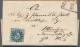 Bayern - Marken Und Briefe: 1851/1860 (ca.), 3 Kr. Blau (MiNr. 2 II), Partie Von - Autres & Non Classés