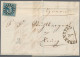 Delcampe - Bayern - Marken Und Briefe: 1851/1860 (ca.), 3 Kr. Blau (MiNr. 2 II), Partie Von - Autres & Non Classés