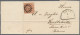 Bayern - Marken Und Briefe: 1852/1861 (ca.), 6 Kr. Braun (MiNr. 4 II), Partie Vo - Other & Unclassified