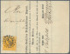 Bayern - Marken Und Briefe: 1865/1866, 1 Kr. Gelb, Lot Von Drei Briefen Und Zwei - Other & Unclassified