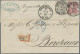 Deutsches Reich - Pfennige: 1875/1877, 50 Pfge. Grau, Partie Von Fünf Briefen, D - Verzamelingen