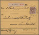 Delcampe - Deutsches Reich - Pfennige: 1875/1880, Partie Von Acht Paketkarten, Dabei Zwei S - Collections