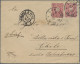 Deutsches Reich - Pfennig: 1883/1889, Lot Von Fünf Briefen Mit Übersee-Destinati - Sammlungen