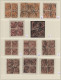 Deutsches Reich - Krone / Adler: 1889/1900, GESTEMPELTE VIERERBLOCKS, Sammlungsp - Collections