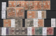 Deutsches Reich - Germania: 1918, Kleiner Posten Germania-Zusammendrucke, (Mi€n. - Collections