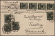 Deutsches Reich - Inflation: 1920/1923 Rund 50 Briefe Und Postkarten Mit Reinen - Collections