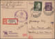 Deutsches Reich - 3. Reich: 1943/1945, Destination San Marino/Italien, Partie Vo - Lettres & Documents