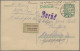 Deutsches Reich - Ganzsachen: 1925/1928, Rheinlandfeier, Karte 5 Pfg. Grün, Part - Other & Unclassified