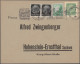 Deutsches Reich - Ganzsachen: 1937/1939, GANZSACHENAUSSCHNITTE, Partie Von Sechs - Sonstige & Ohne Zuordnung