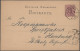 Deutsches Reich - Hufeisenstempel: 1874/1879, HAMBURG, Sieben Eingehende Karten - Frankeermachines (EMA)