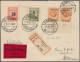 Delcampe - Memel: 1921/1925 (ca): Konvolut Von 143 Belegen Mit Wert-, Luftpost-, Einschreib - Memelgebiet 1923